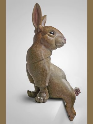 2014 - Bronze - 34"h x 14.5"w x 14"d (on table 28"h x 14.5"w x 11.5"D) - Edition of 5