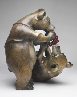 2019 - Bronze - 21"H x 18"W x 17"D - Edition of 10 Beary Sharing