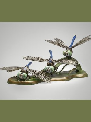 2016 - Bronze & Stainless Steel - 11"h x 24"w x 14"d - Edition of 5