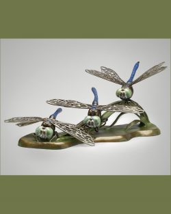 2016 - Bronze & Stainless Steel - 11"h x 24"w x 14"d - Edition of 5