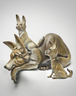 2017 - Bronze - 17"h x 15.5"w x 14"d - Edition of 5