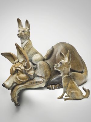 2017 - Bronze - 17"h x 15.5"w x 14"d - Edition of 5