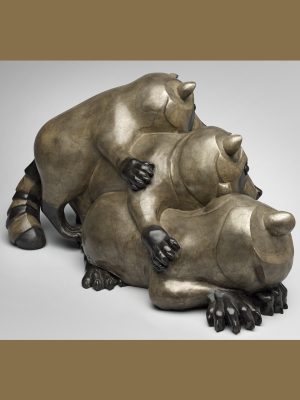 2017 - Bronze - 11"h x 19"w x 13"d - Edition of 39