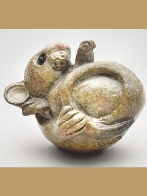 2017 - Bronze - 2"h x 2"d - Signed and numbered