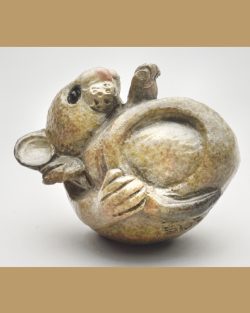 2017 - Bronze - 2"h x 2"d - Signed and numbered