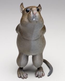 2014 - Bronze - 9"h x 5"w x 5"d - Edition of 10 National Bronze Animal Sculpture Art Exhibits & Displays - Tucson, AZ