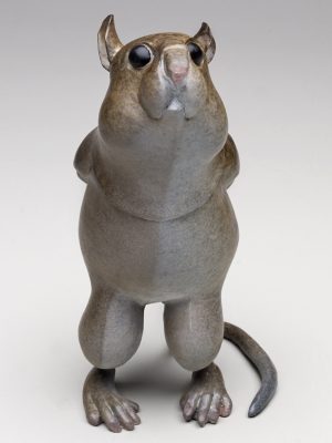 2014 - Bronze - 9"h x 5"w x 5"d - Edition of 10 National Bronze Animal Sculpture Art Exhibits & Displays - Tucson, AZ