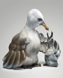 2016 - Bronze - 23.5"h x 23.5"w x 9"d - Edition of 5