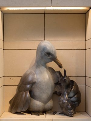 2016 - Bronze - 23.5"h x 23.5"w x 9"d - Edition of 5