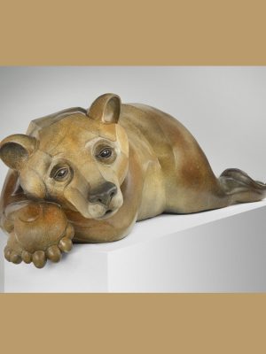 2018 - Bronze - 29"h x 82"w x 45"d - Edition of 7 Bronze Metal Animal Sculptures & Wildlife Statues in Tucson, AZ