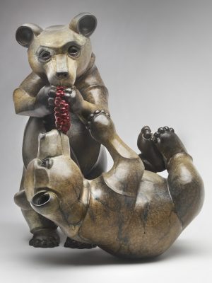 2019 - Bronze - 21"H x 18"W x 17"D - Edition of 10 Beary Sharing
